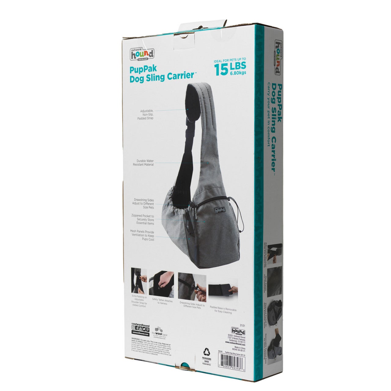 Outward Hound PupPak Pet Carrier | Bark Slope