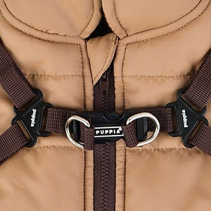 新品 未使用PUPPIA インテグレーテッドハーネス ぽかぽかコートマシュマロ Puppia: Integrated Harness Coat | Bark Slope