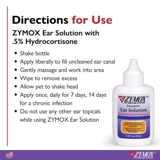 Zymox enzymatic ear store solution